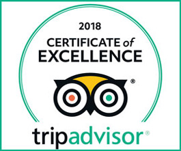 Brendal's wins TripAdvisor award for Excellence