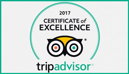 Brendal's wins TripAdvisor award for Excellence